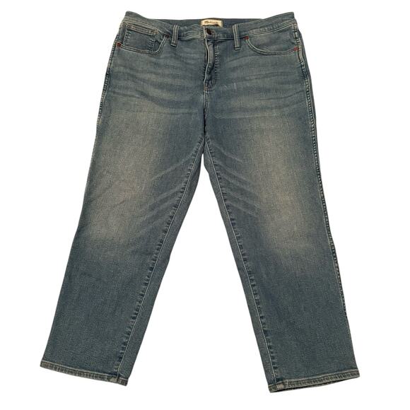 Madewell Petite Stovepipe Jeans in Euclid Wash Blue Jeans Casual - Size 32P - Picture 1 of 11